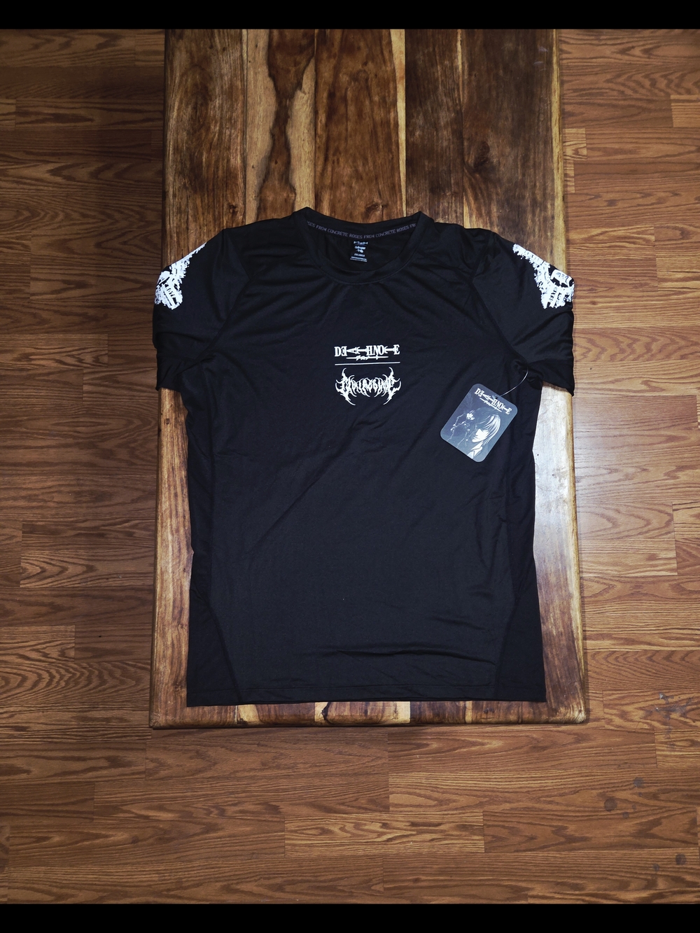 Civil Regime/DeathNote Collab Men's Black Compression Tee